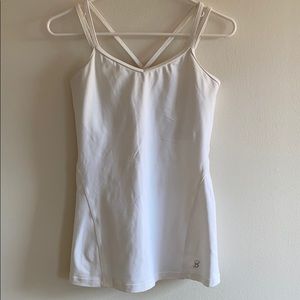 White Athletic Tank Top